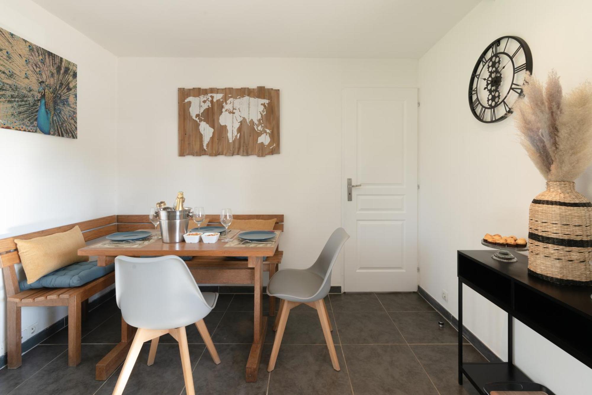 Appartement La Baule Pornichet Terrasse - Cuisine - Calme - Wifi - Parking Gratuit Kültér fotó
